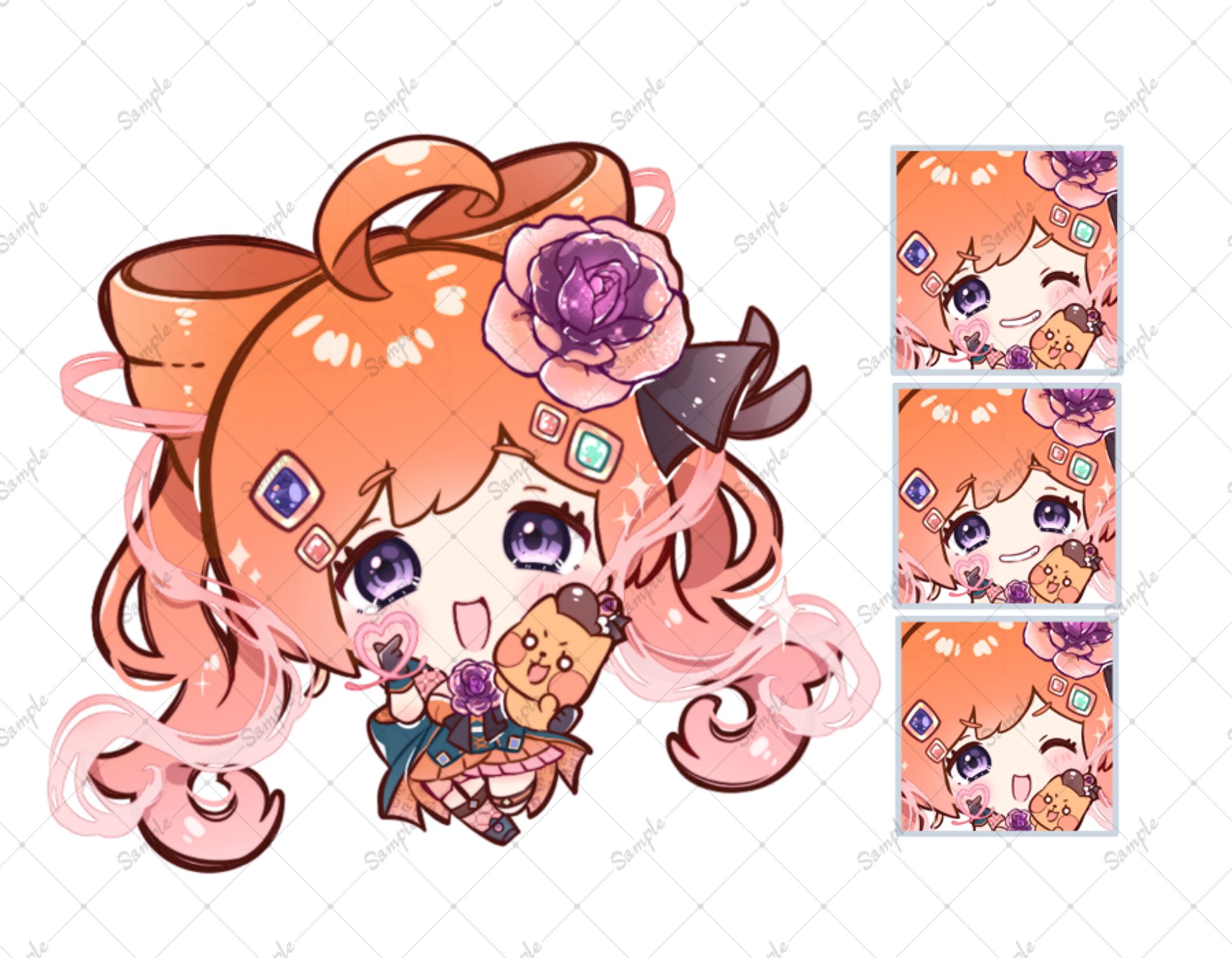 バル子様 生誕記念グッズSDイラスト-1