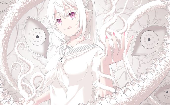 The pure white world　真っ白な世界　3枚