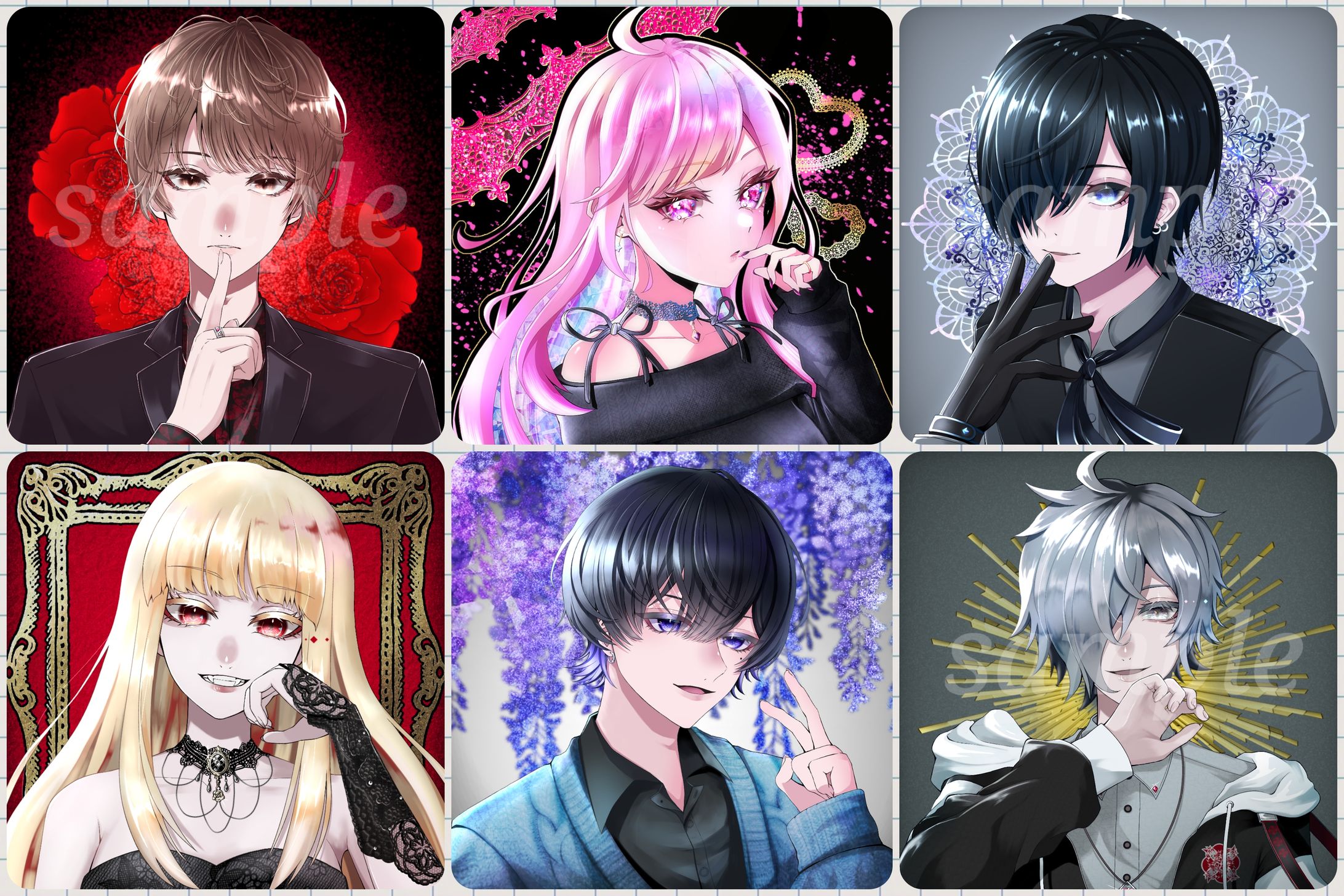 ご依頼アイコン　お顔サンプル-1