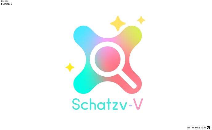 Vライバー事務所「Schatzv-V」　ロゴデザイン