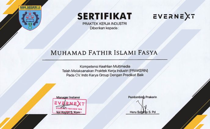 Internship Evernext ID