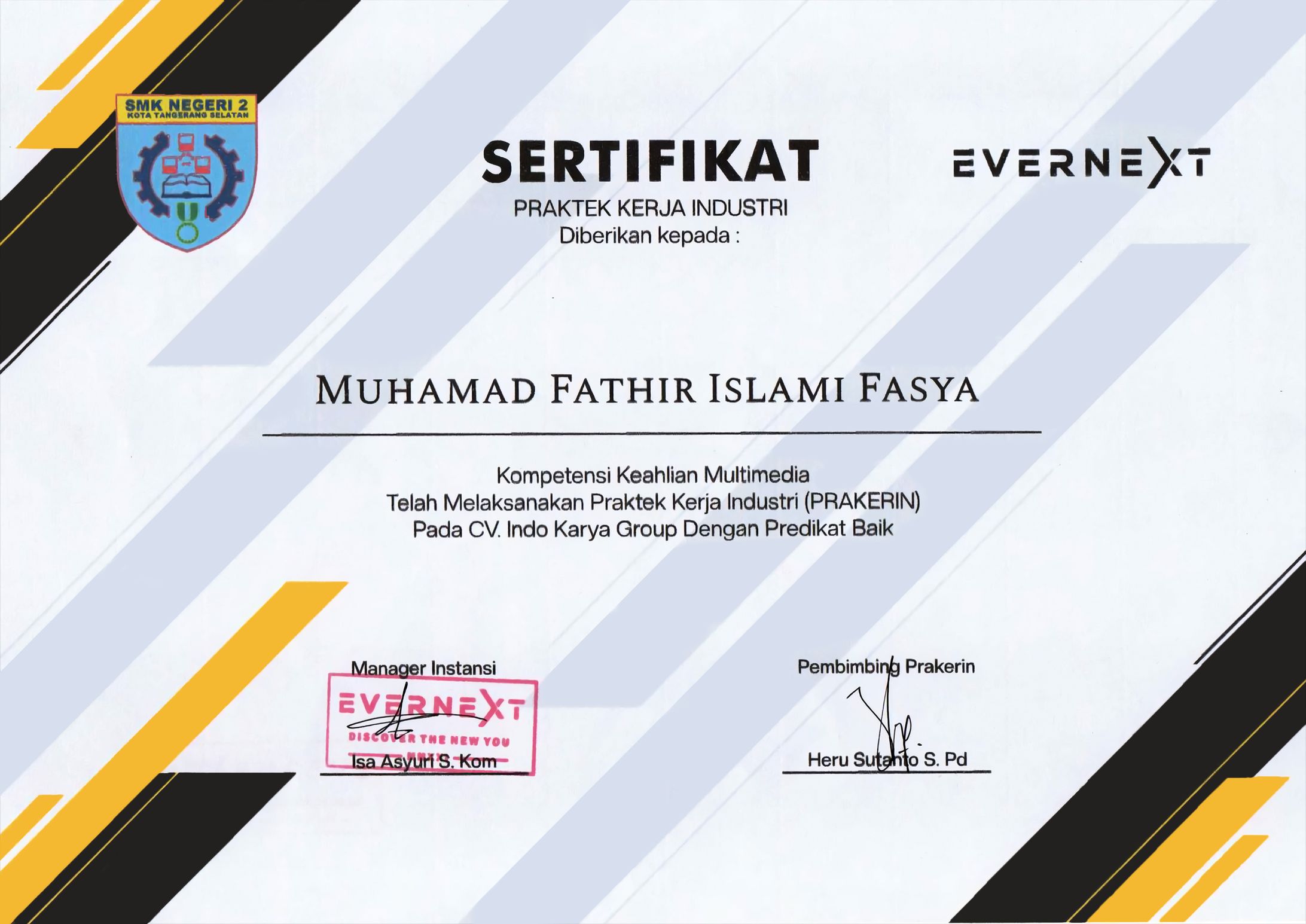 Internship Evernext ID-1