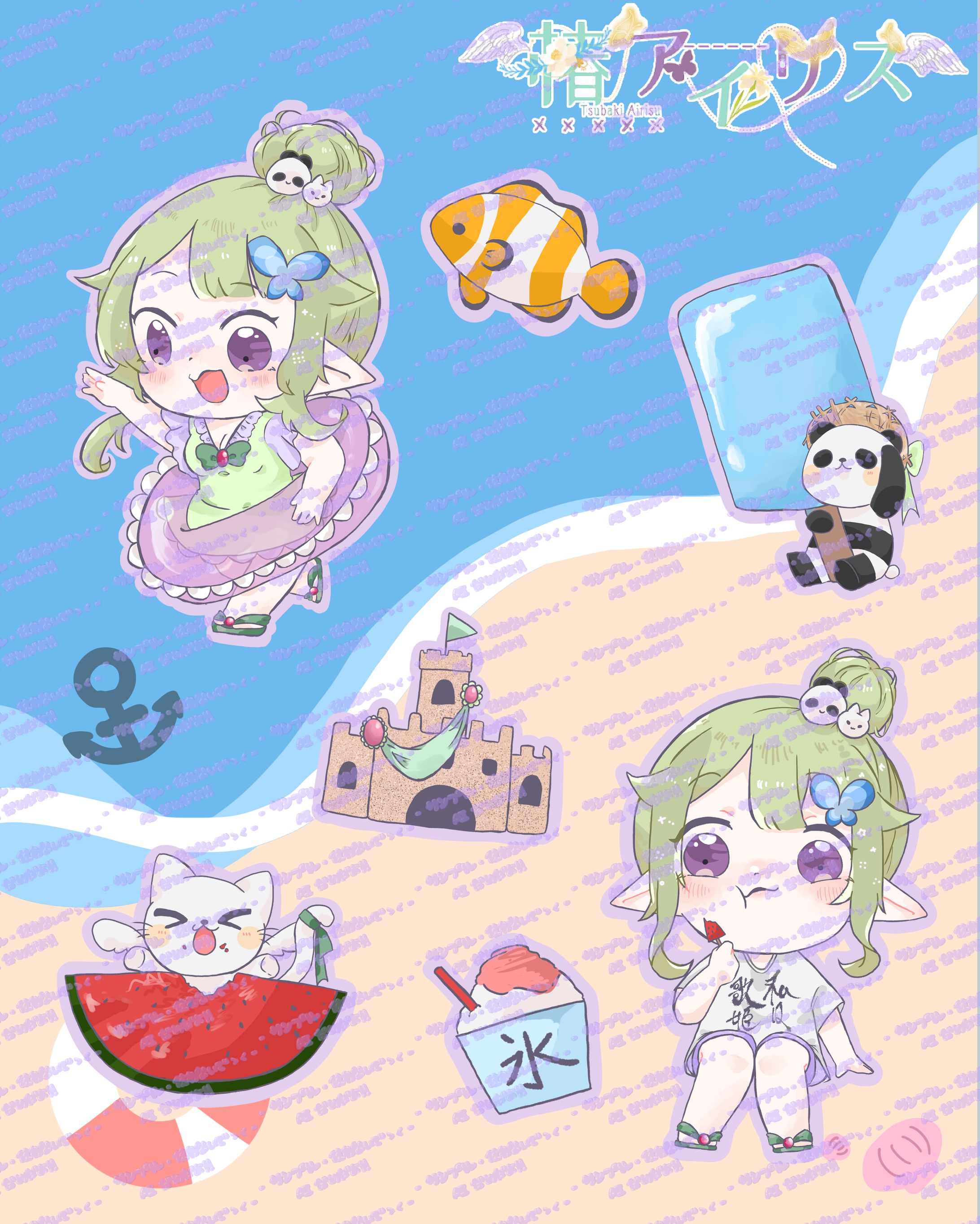 [Commission] Digital Sticker -1