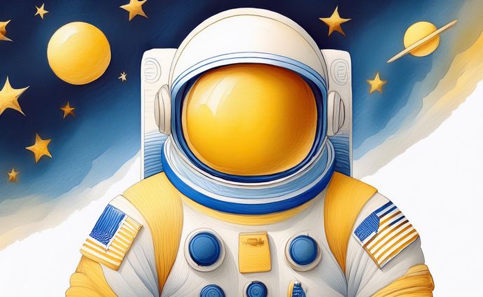 Astronauta イラスト