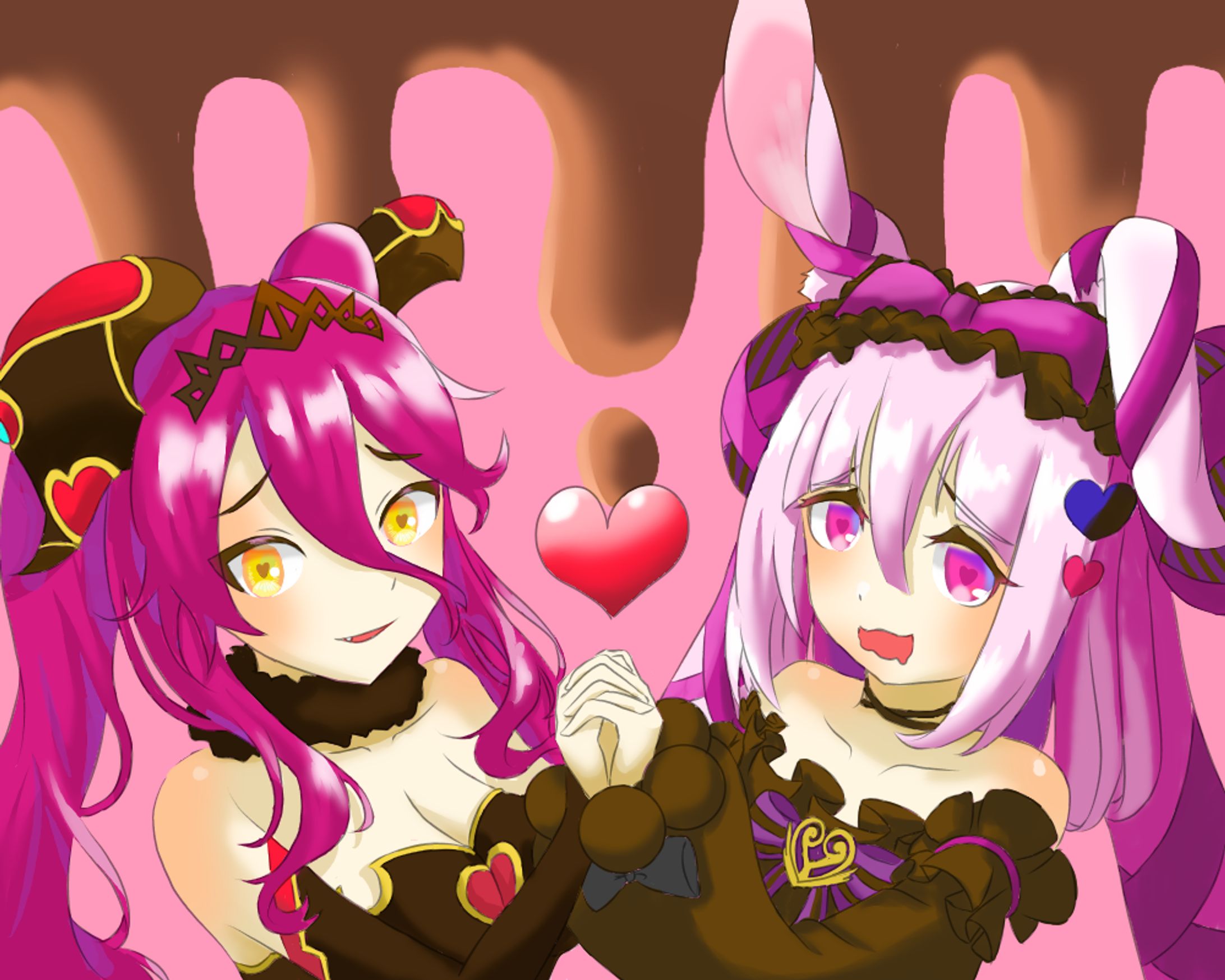 ドラガリのバレンタインに描いたものです-1