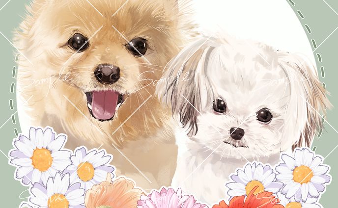 似顔絵イラスト