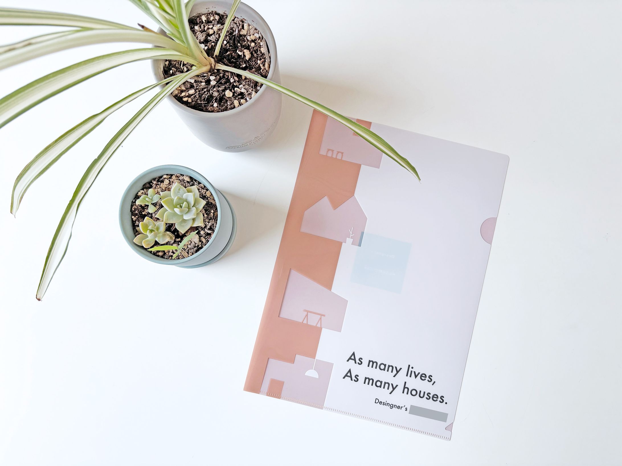 【クリアファイル】As many lives, As many houses-1