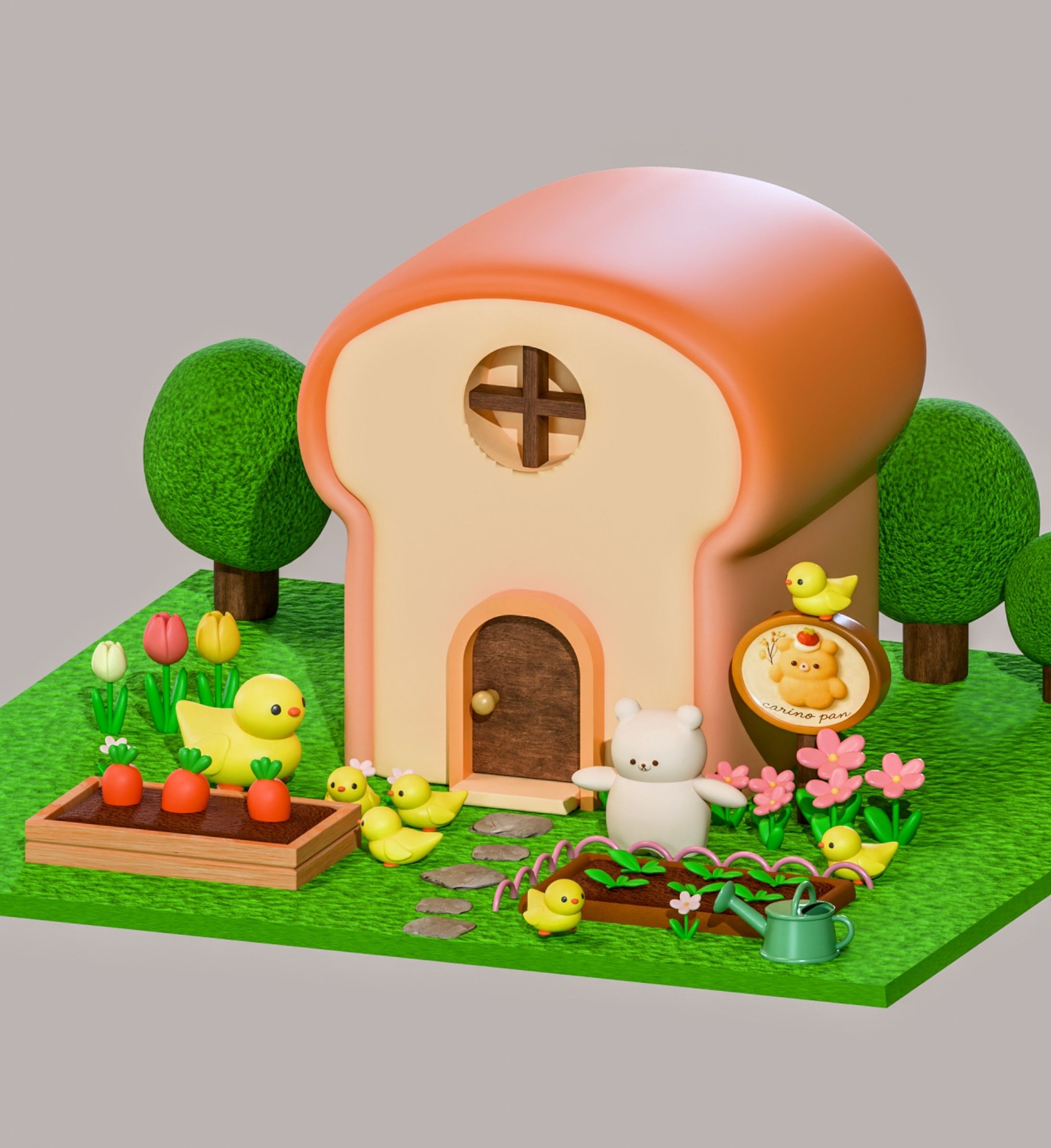 パン屋さんの庭-1