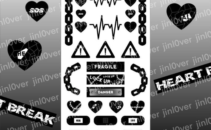 ステッカー シール デザイン sticker design