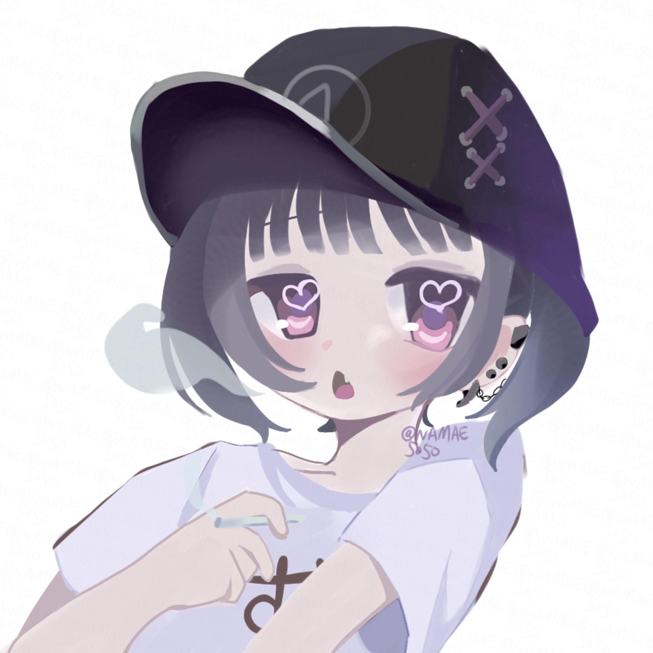 ゆるっと厚塗り雰囲気イラスト-1