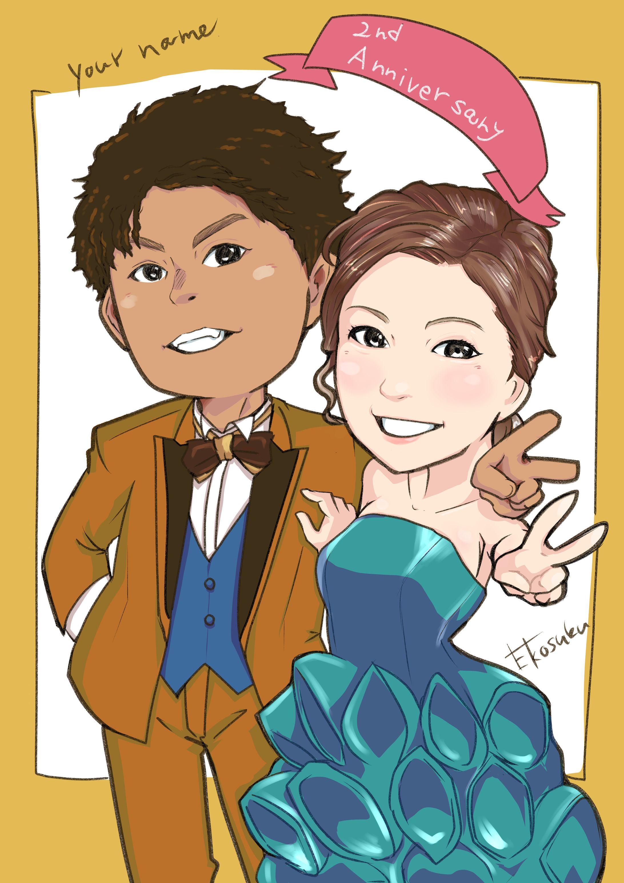 記念日似顔絵-1