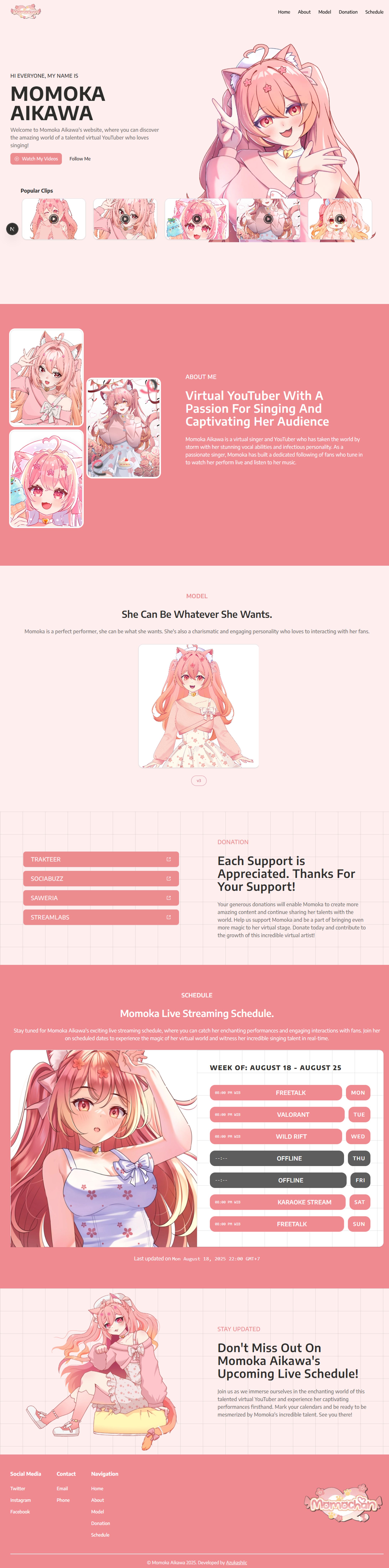 🩷🎀 Momochan's Front-end Page-1