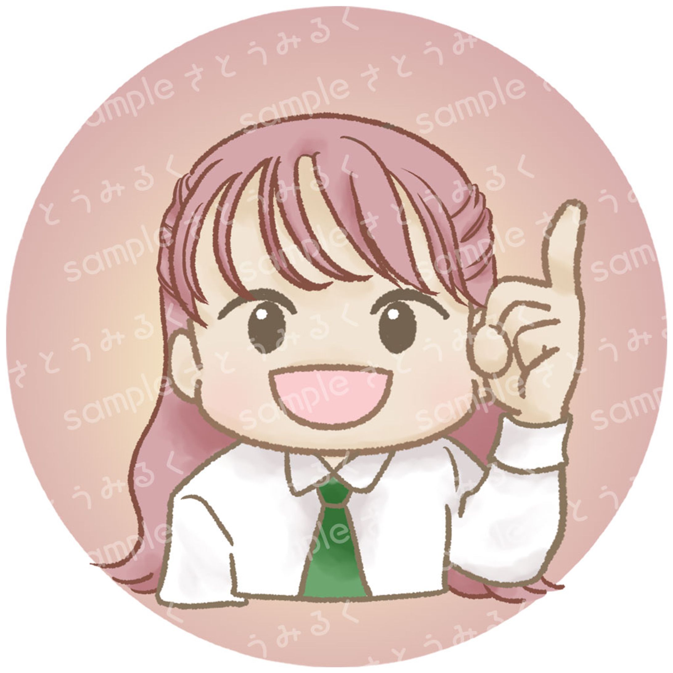 Web用アイコン（女性1）｜9種類-1