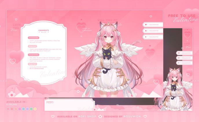 【 F2U 】✼ Stream overlays
