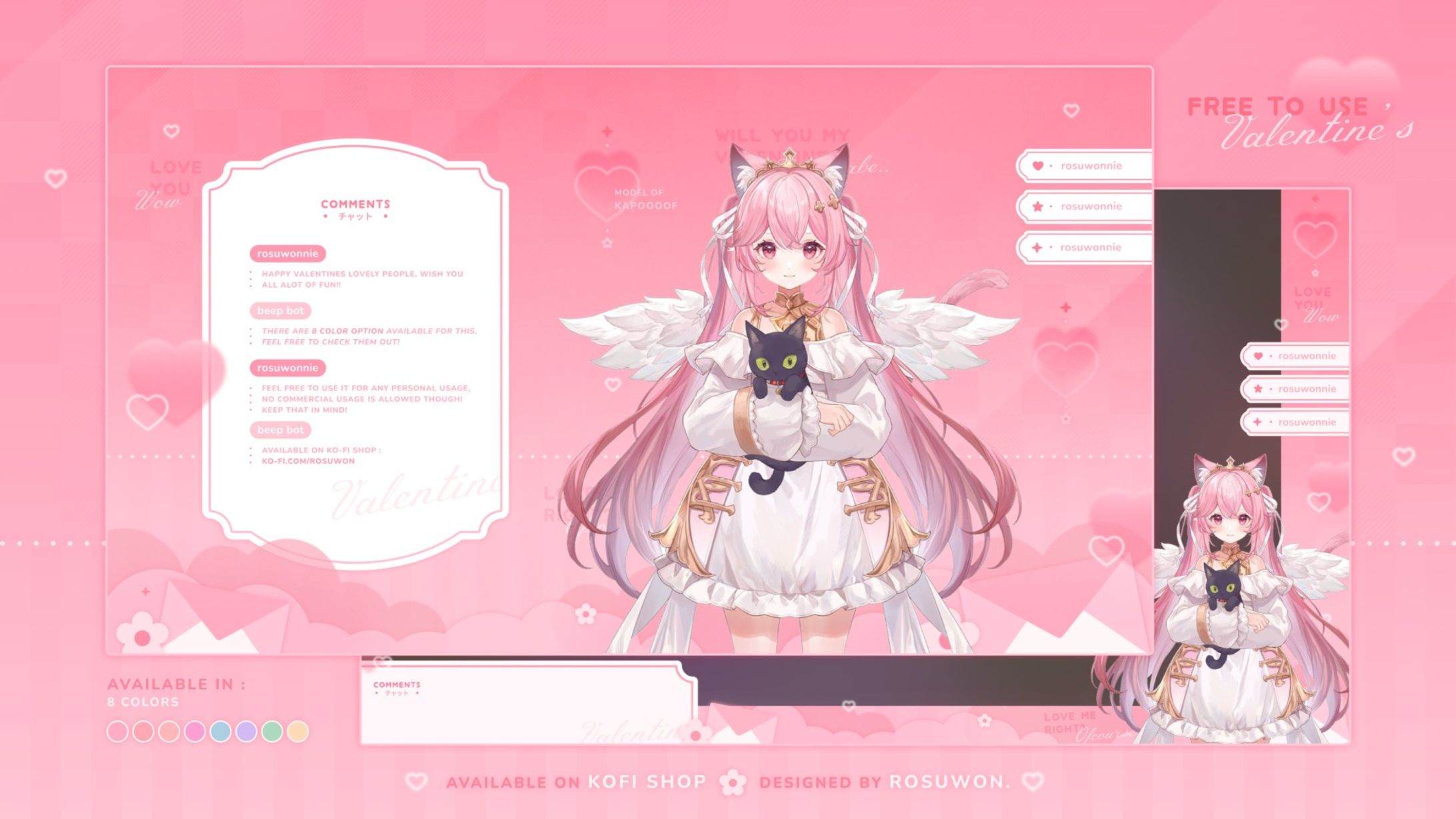 【 F2U 】✼ Stream overlays-1