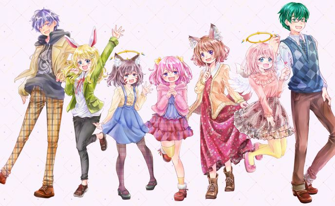 歌ってみた動画　立ち絵