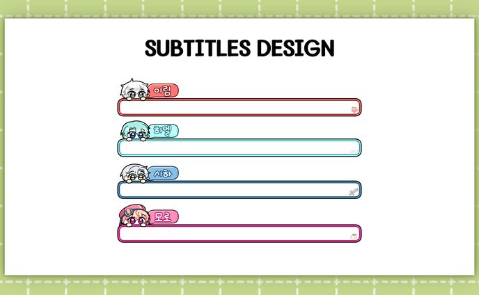 [Jester]Subtitles Design