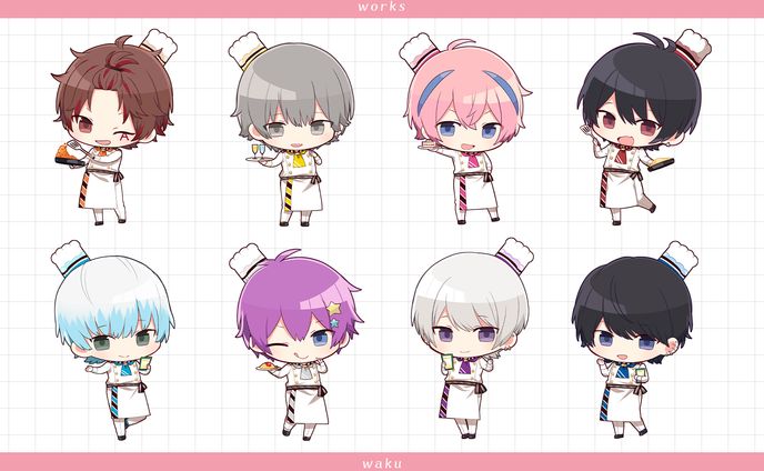 アルバノクス / カフェグッズイラスト第一弾