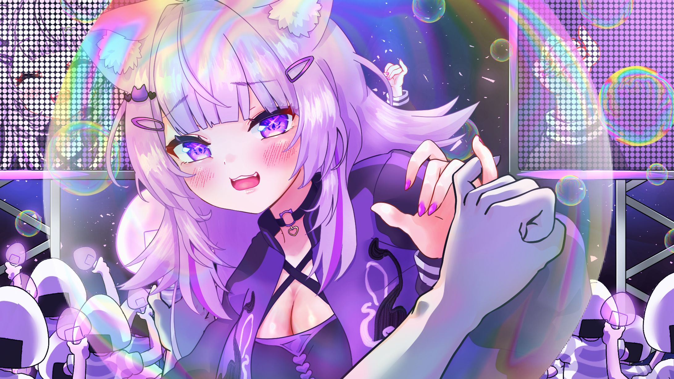 【猫又おかゆ】2026生誕企画用イラスト-1