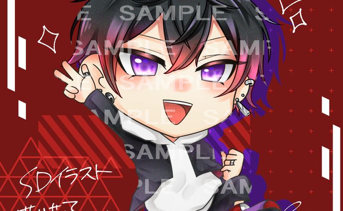 秋吉由良様 SDイラスト