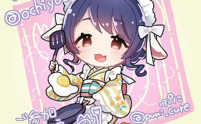 TwitterのRT 企画で書かせていただきました！
おちよ様🍳✨

#illustration #artwork #drawing #chibi 
#kawaiiart #copicart #cuteart #mangaart
#ちびキャラ#ミニキャラ #イラストグラム  #デジタルイラスト #Vtuberイラスト #いらすとぐらむ
#일러스트 #드로잉 #그림스타그램 #插图