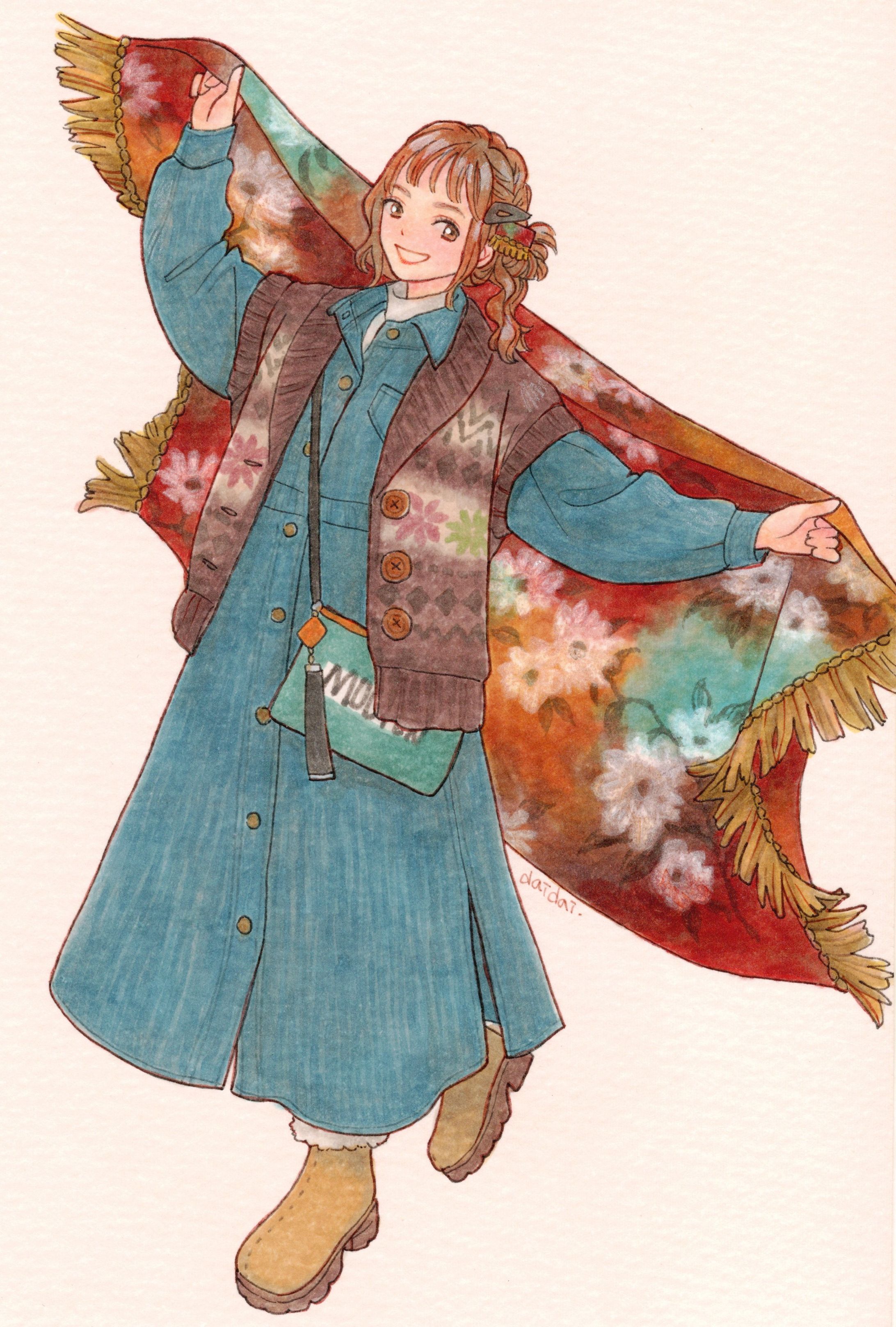 デニムワンピース-1