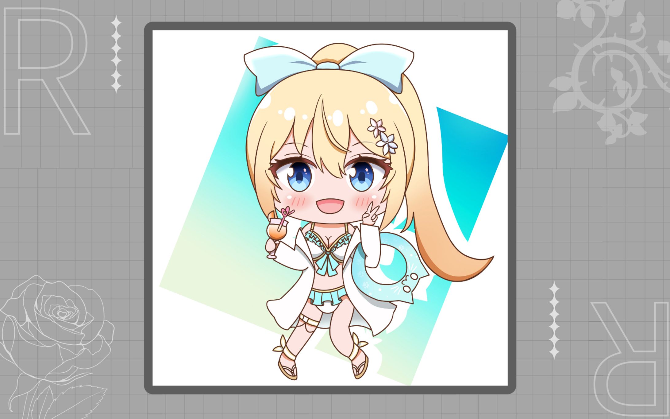 白咲エミリさん　水着-1