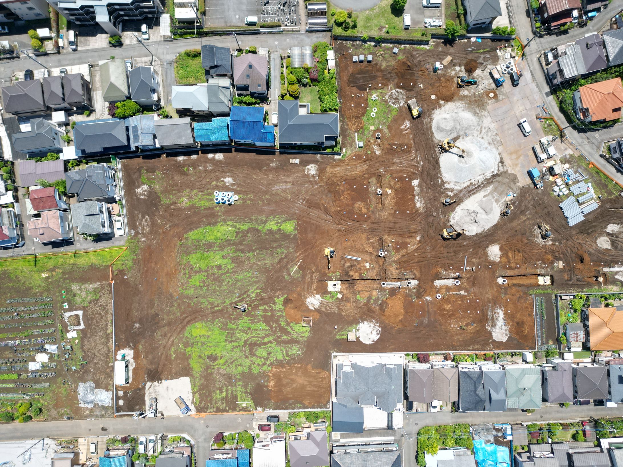 青木土木工業様　【東久留米市氷川台】ドローン空撮-1