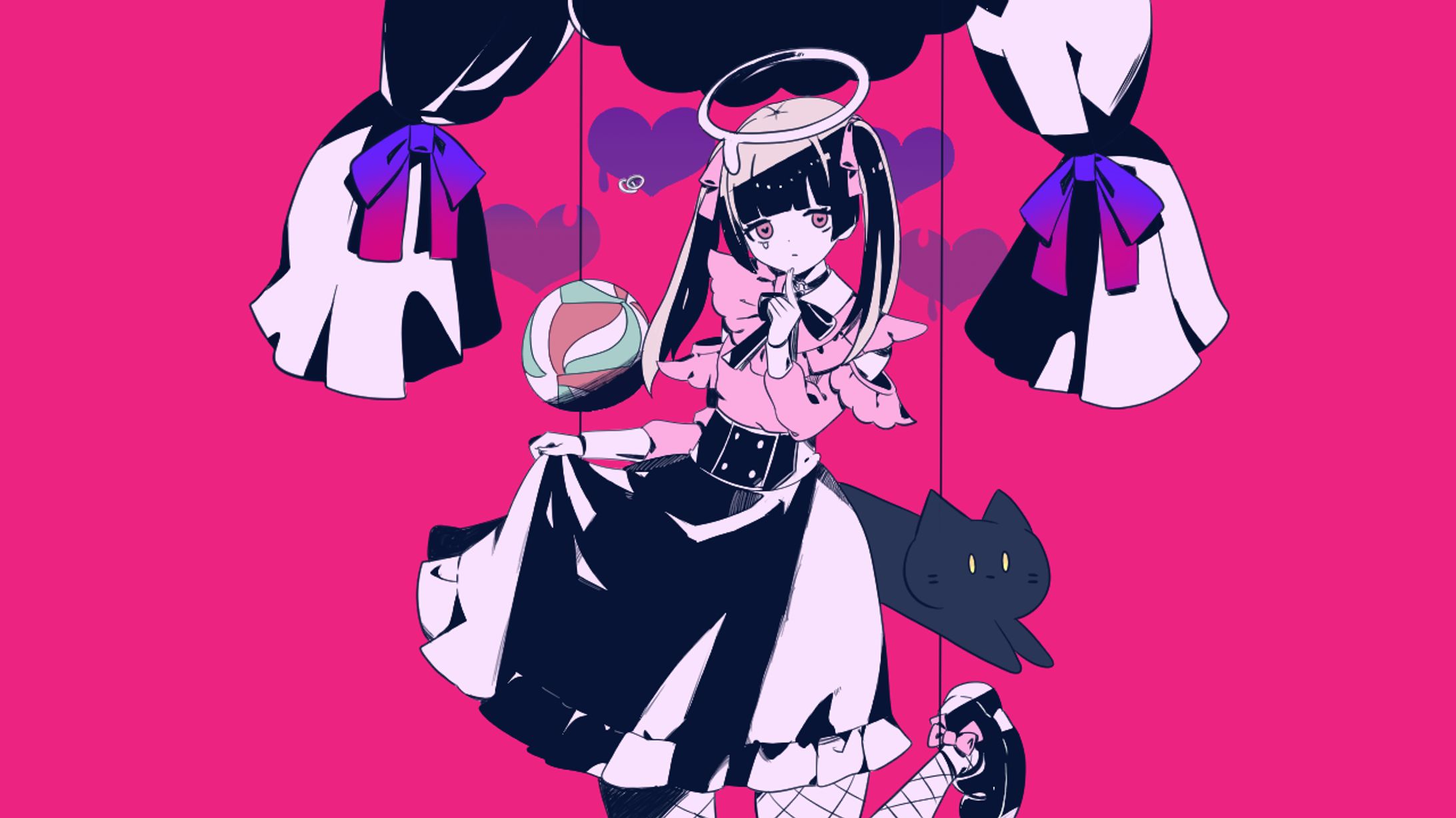 ボカロMV風のイラスト-1