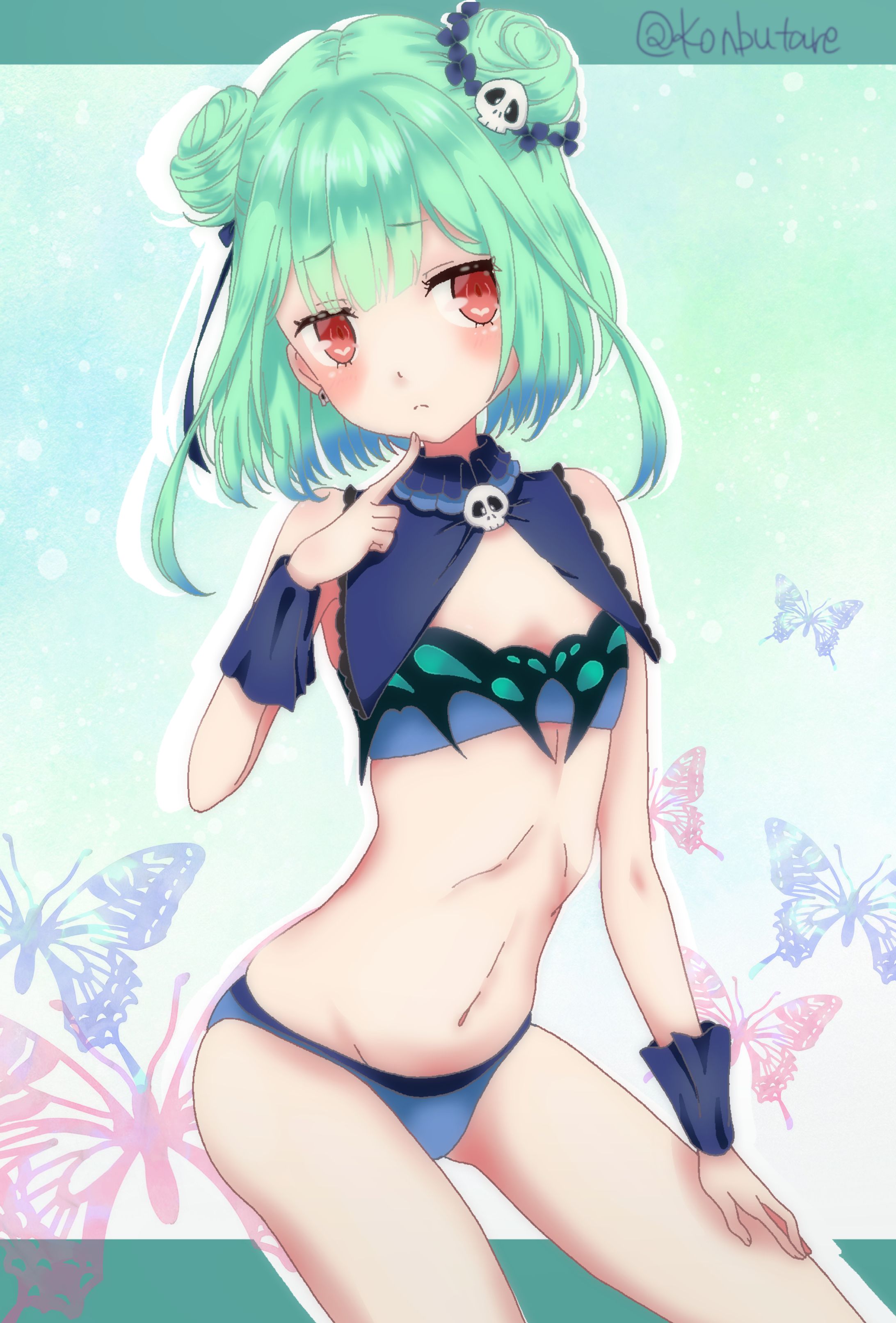 【カラーイラスト】VTuber潤羽るしあ-1