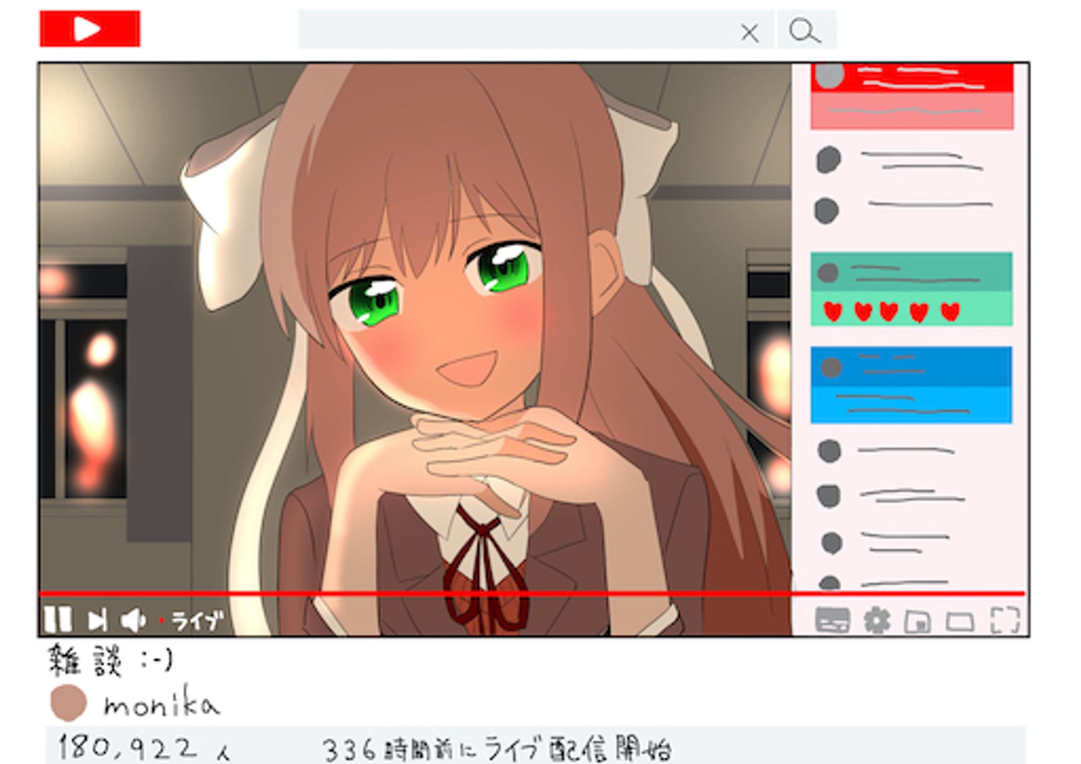 雑談配信で無双するモニカ-1
