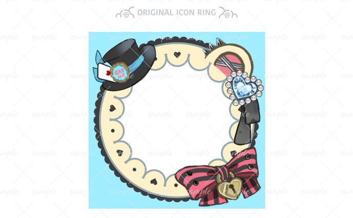 アイコンリング+iriamヘッダー、オリジナル作品