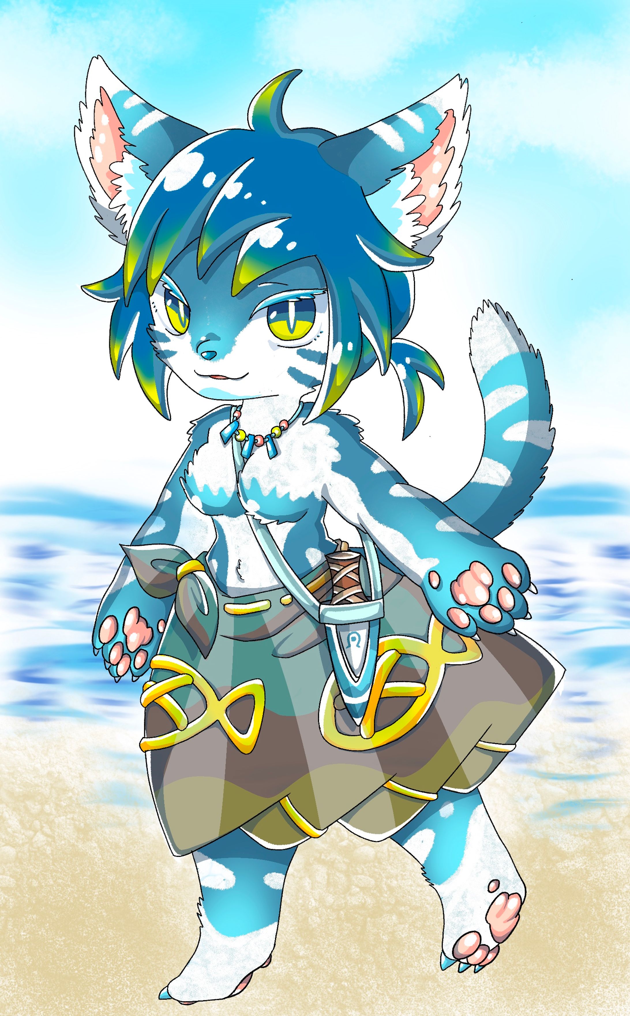 キャラクターデザイン(ケモノモチーフ)-1