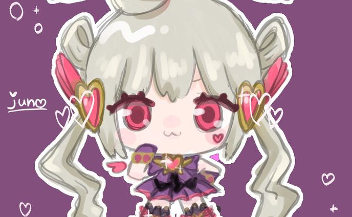 Overwatch 2 juno デフォルメ 落書き風