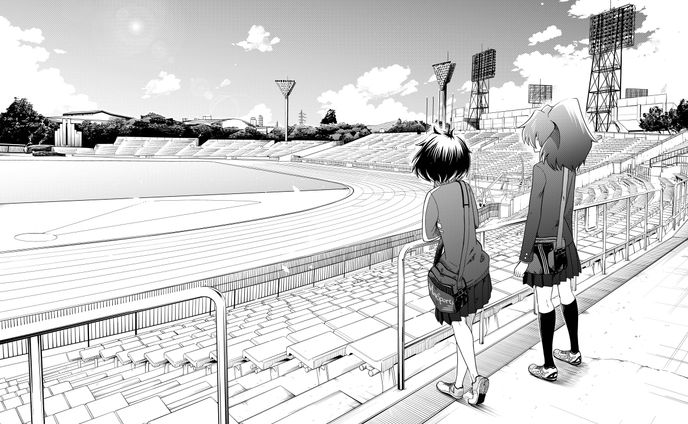 自作漫画「京走乙女」背景集