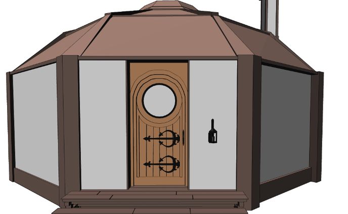 魔女の家内観&外観『死にたがり魔女と嘘つきの弟子』