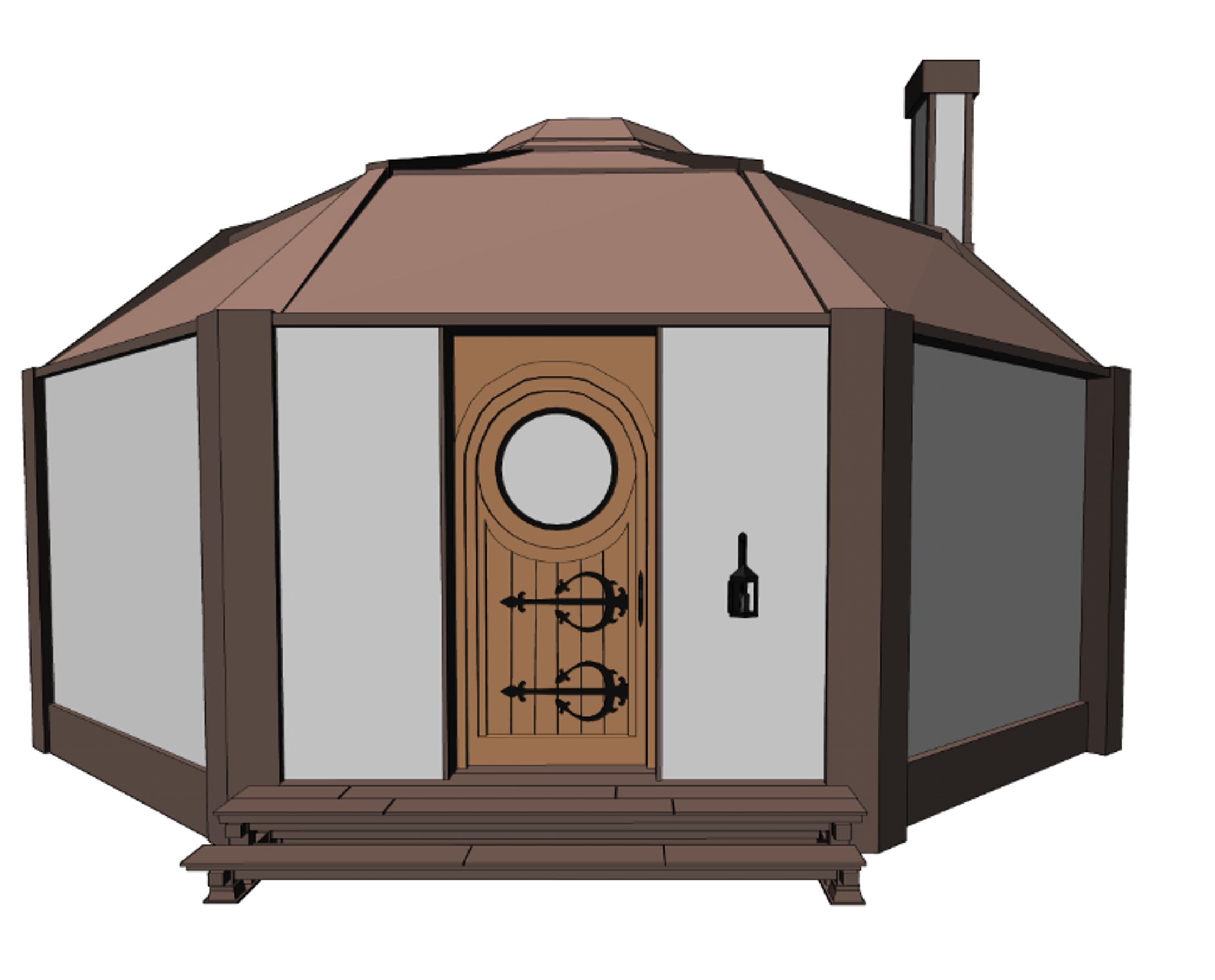 魔女の家内観&外観『死にたがり魔女と嘘つきの弟子』-1