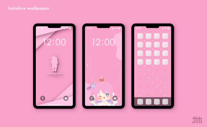 【二次創作】スマホ壁紙 姫森ルーナ