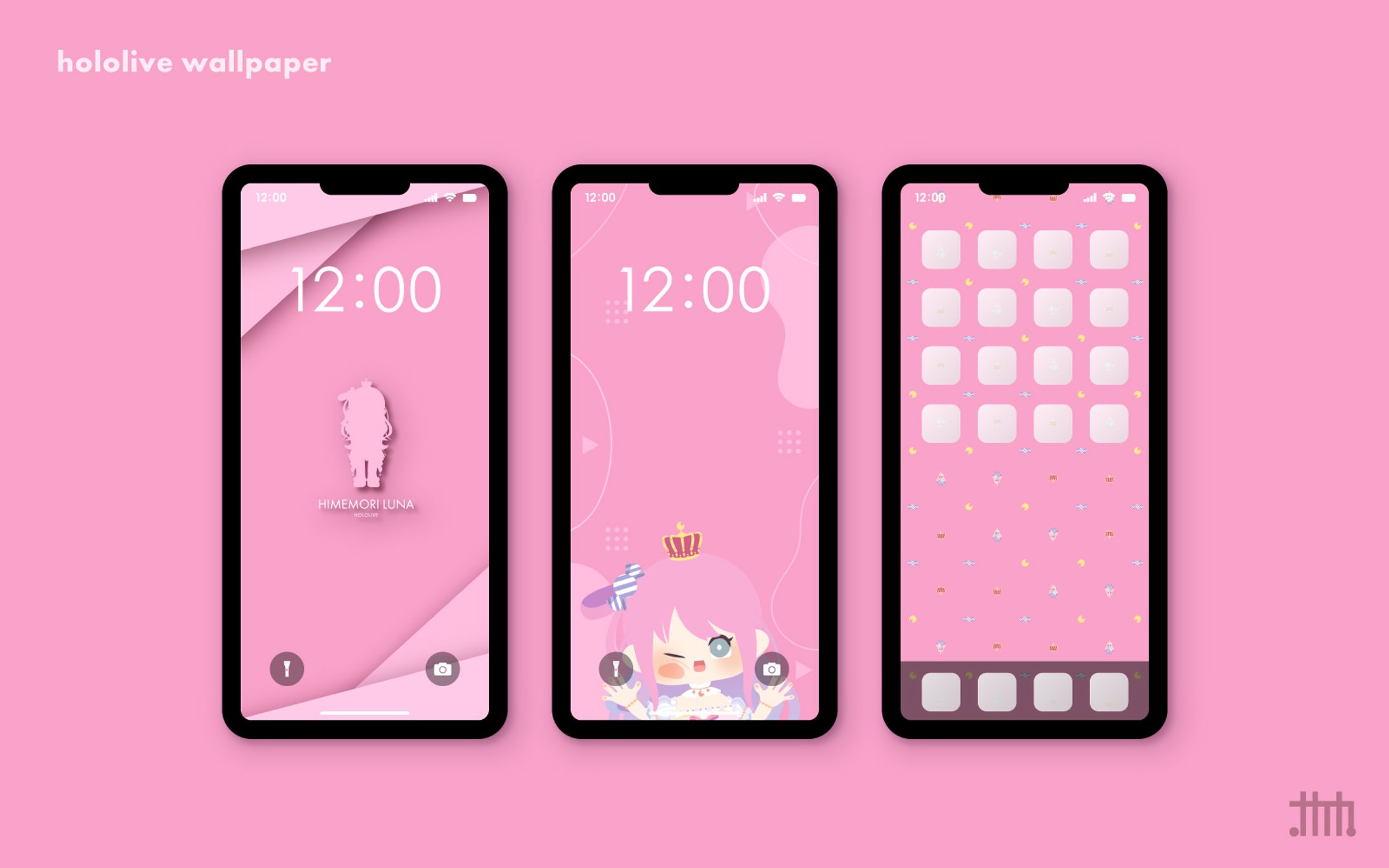 【二次創作】スマホ壁紙 姫森ルーナ-1