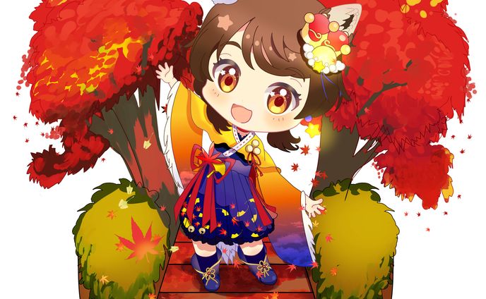 kitsune様_デフォルメイラスト