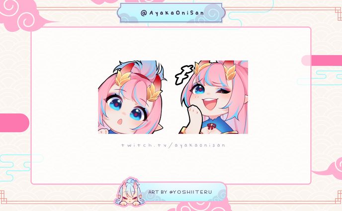 Emote commission for AyakaOniSan