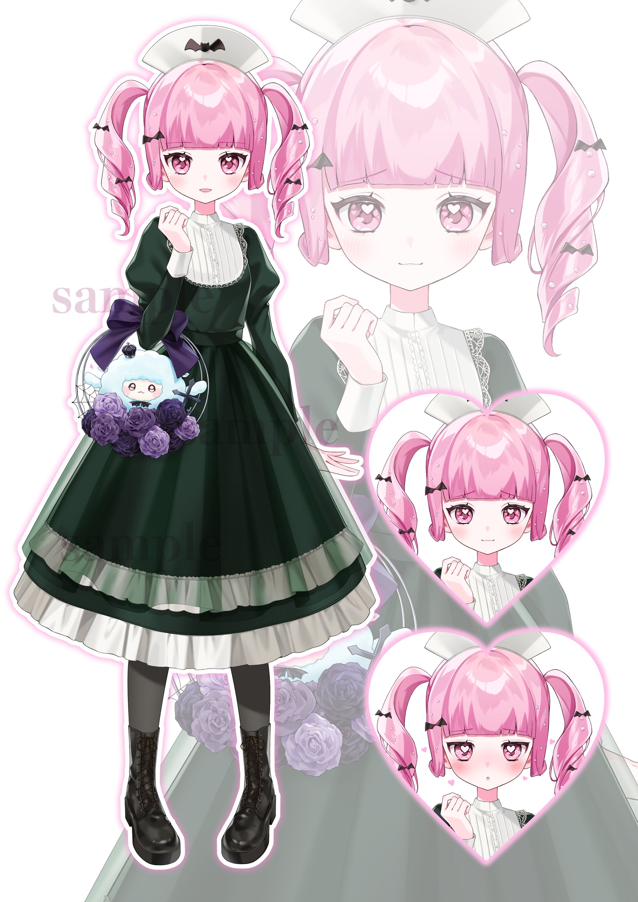 【work】BUBBLE所属　御影めろ様　新衣装-1