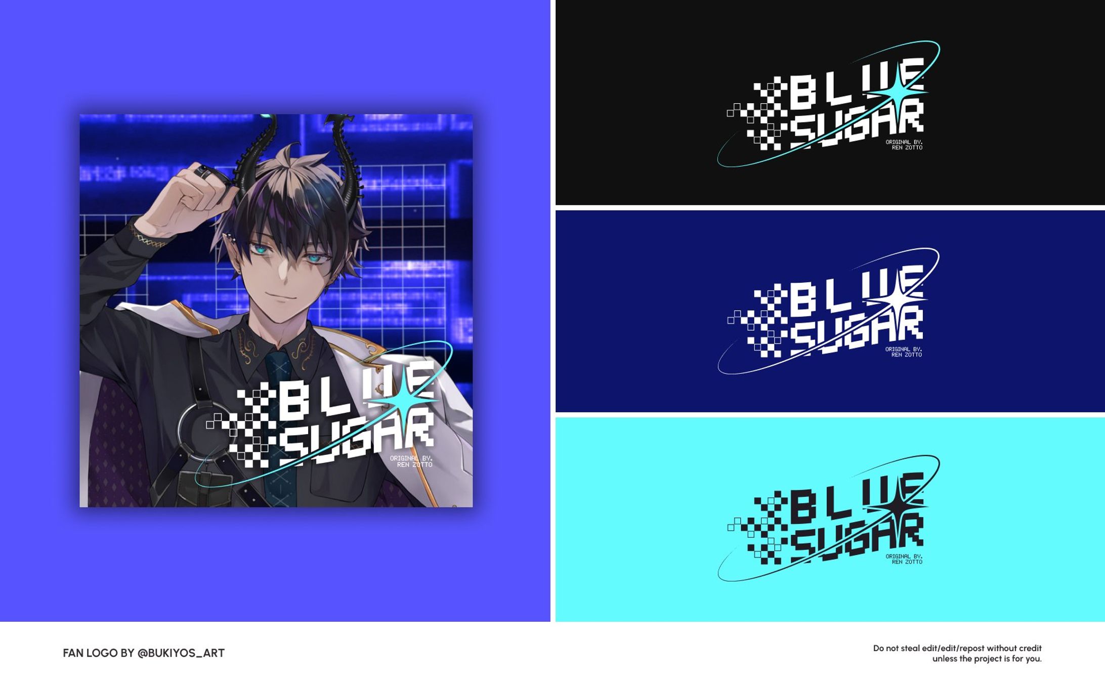 Fan Logo "BLUE SUGAR"-1