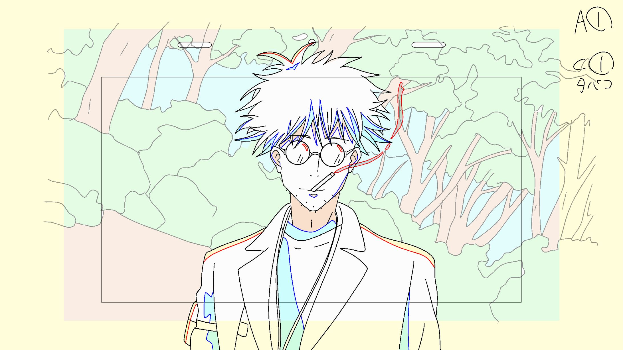 タバコ髪なびき創作-1