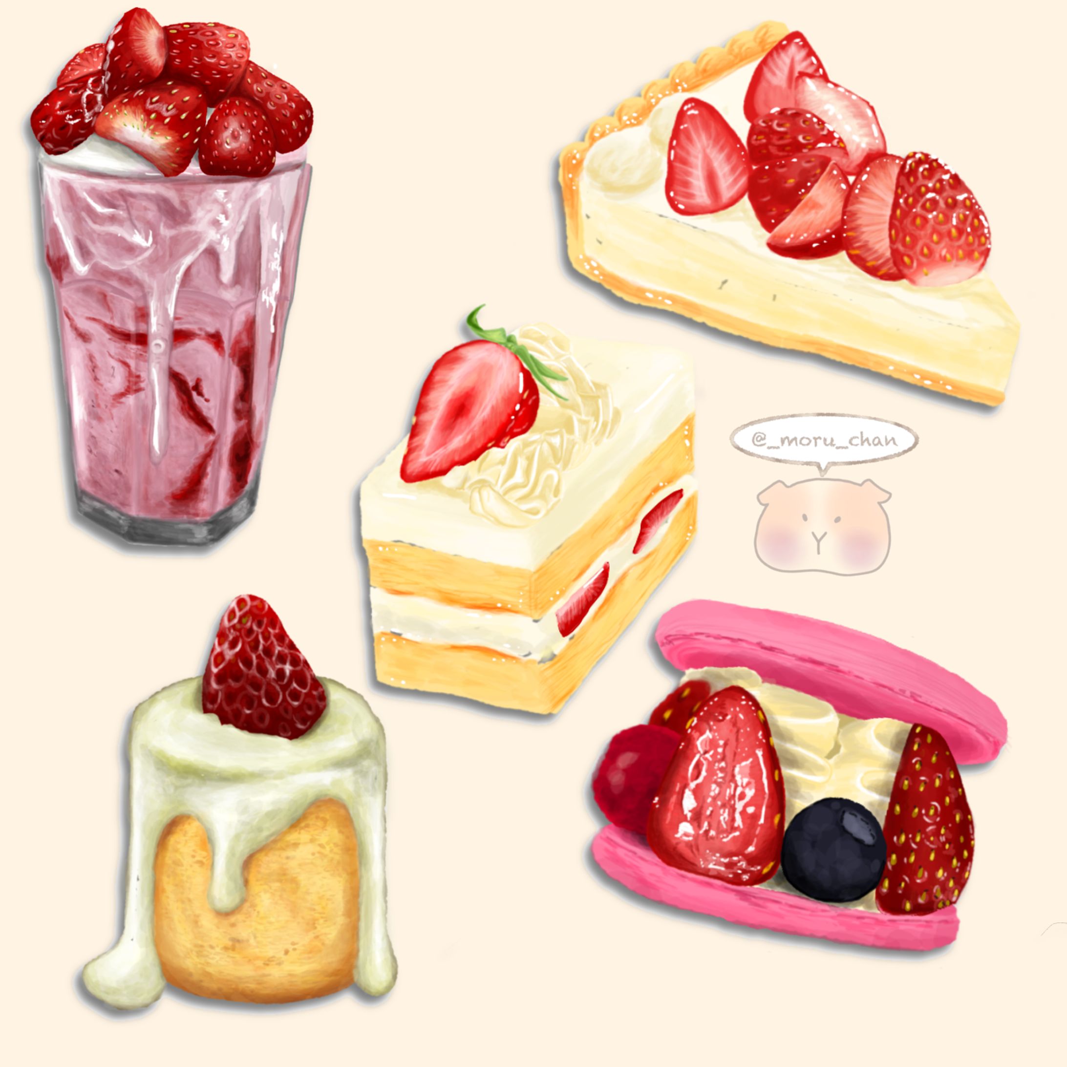 いちごスイーツ　集合-1