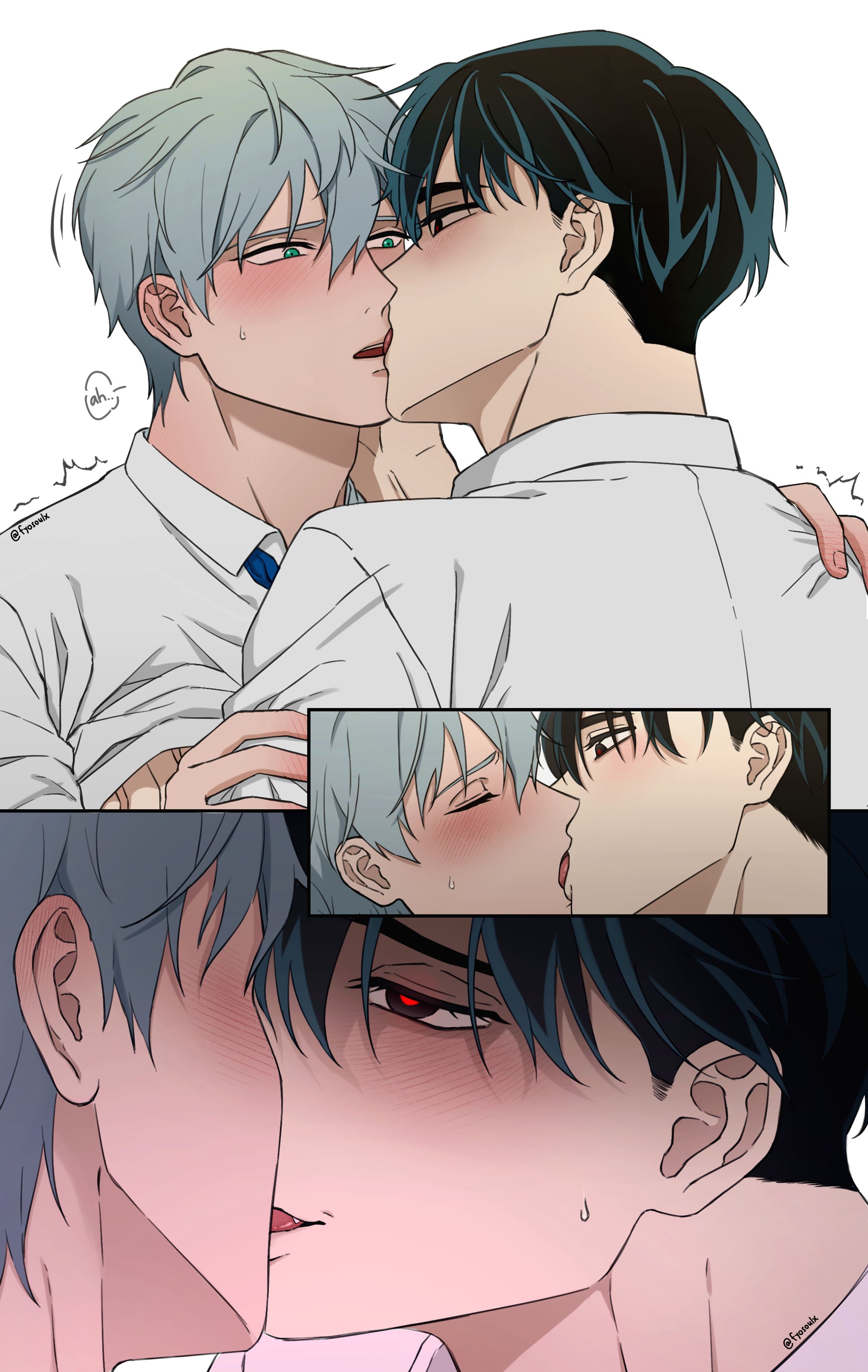 Fanart┃Ivtill Kissing-1