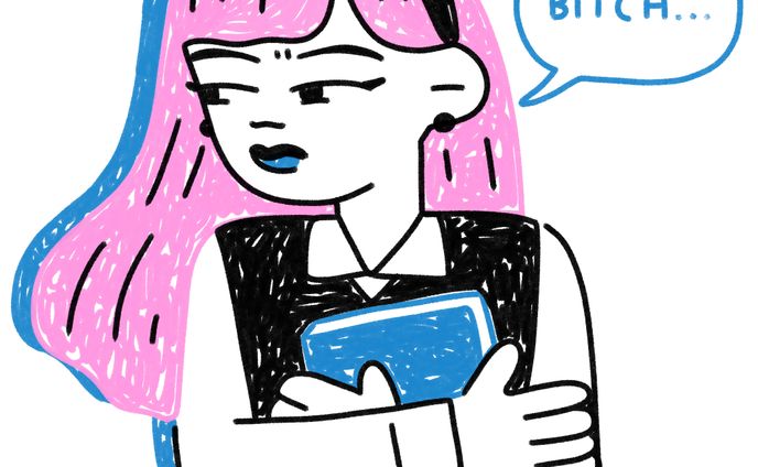 女の子のイラスト