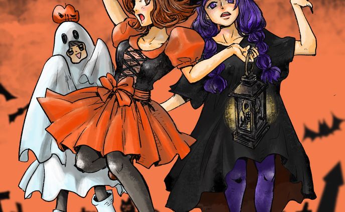 創作イラスト　ハロウィン