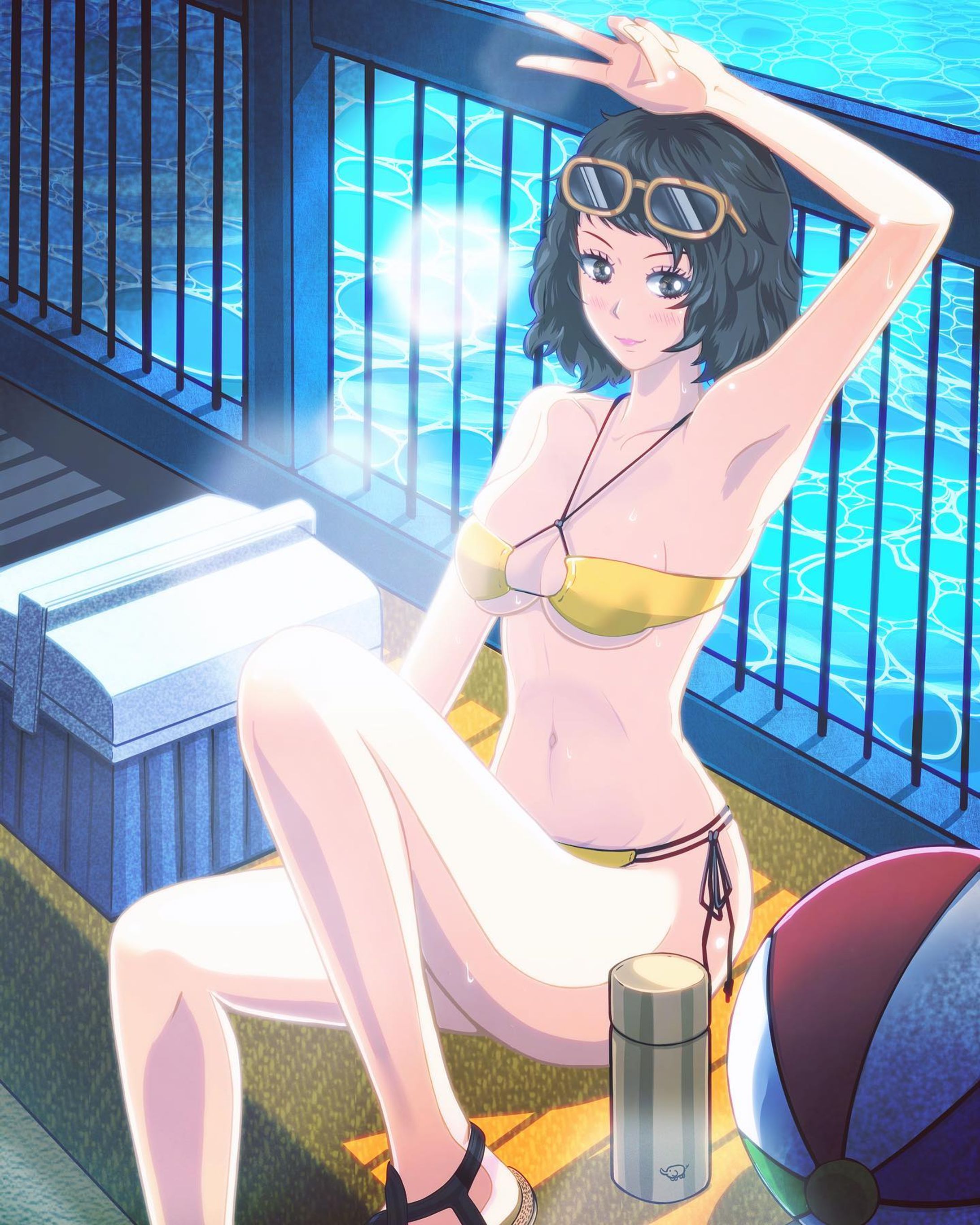 ペルソナ5 のキャラクター
川上貞代　
水着イラストを描きました。

Persona 5 characters
 Sadayo Kawakami　
 I drew a swimsuit illustration.

#イラスト #絵 #illust #illustration #illustrations #illustrator #paint #painting #draw #drawing #mydrawing #anime #cute #instadraw #instaart #art #artgram #artwork #artist #character #落書き #digitalart #digitalpainting 
#ペルソナ #persona #P5R-1