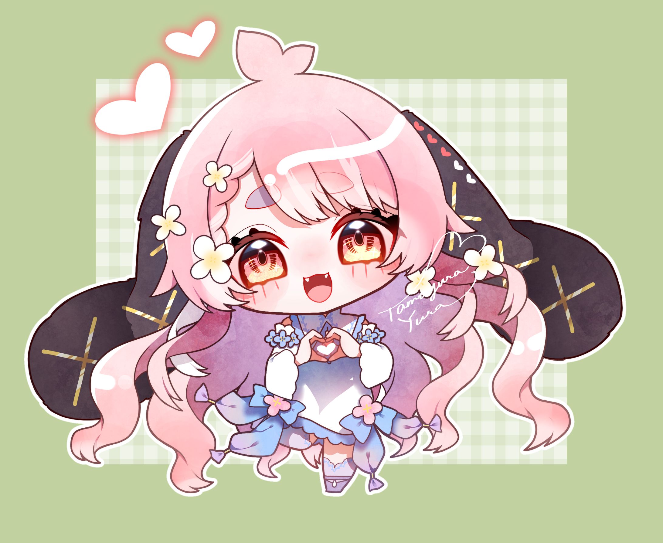 玉響ユラ デフォルメイラスト-1